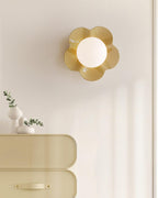 Dahlavelle Resin Wall Light-Moonnatur