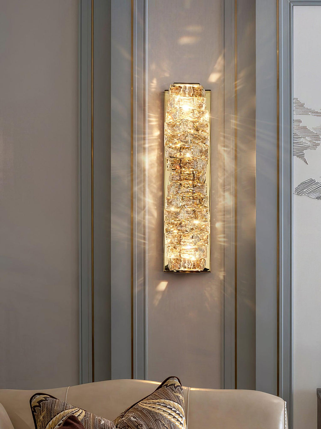 Elowora Crystal Wall Light-Moonnatur