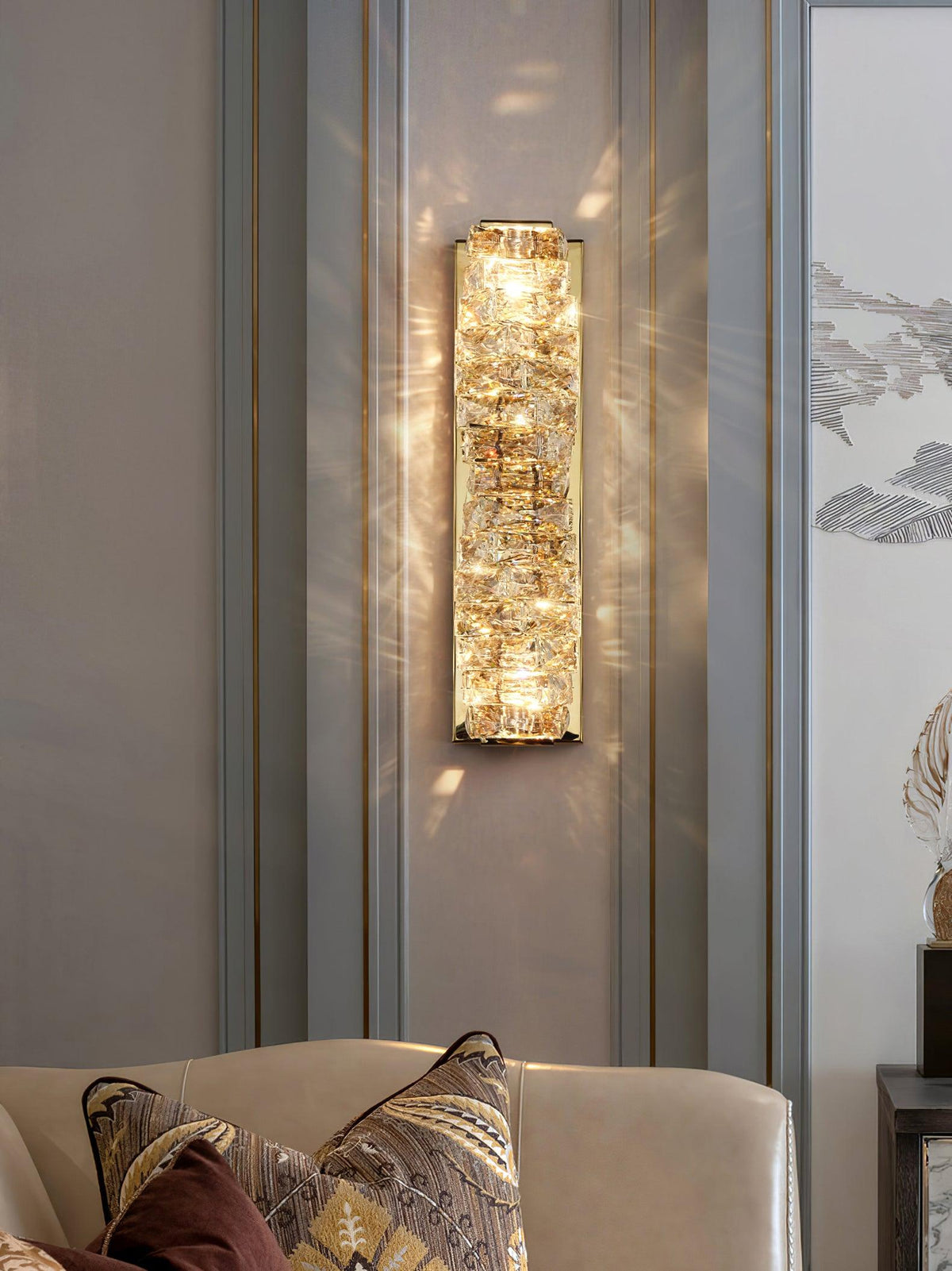 Elowora Crystal Wall Light-Moonnatur