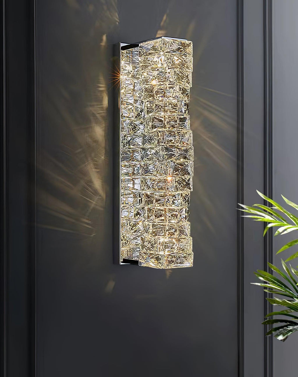 Elowora Crystal Wall Light-Moonnatur