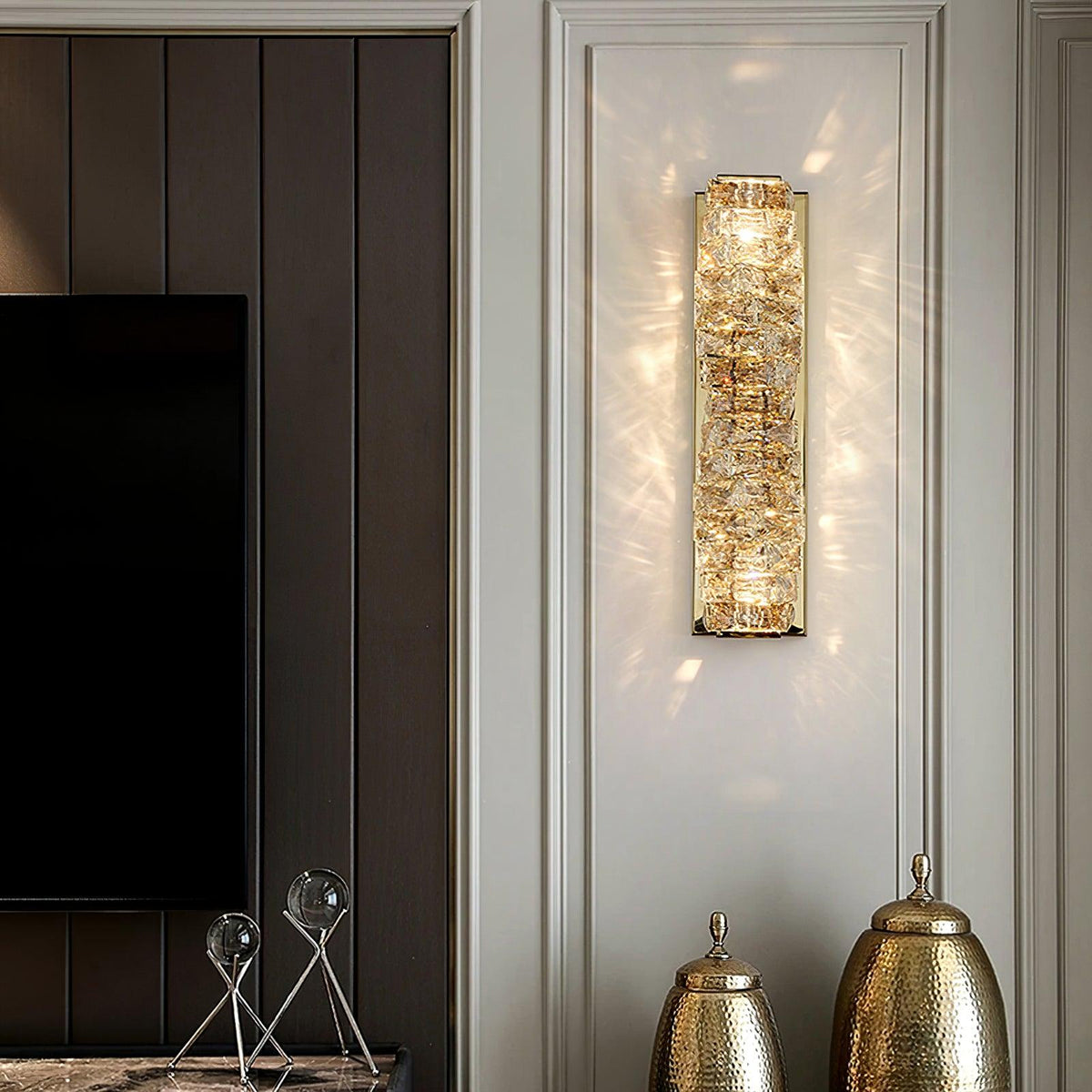 Elowora Crystal Wall Light-Moonnatur