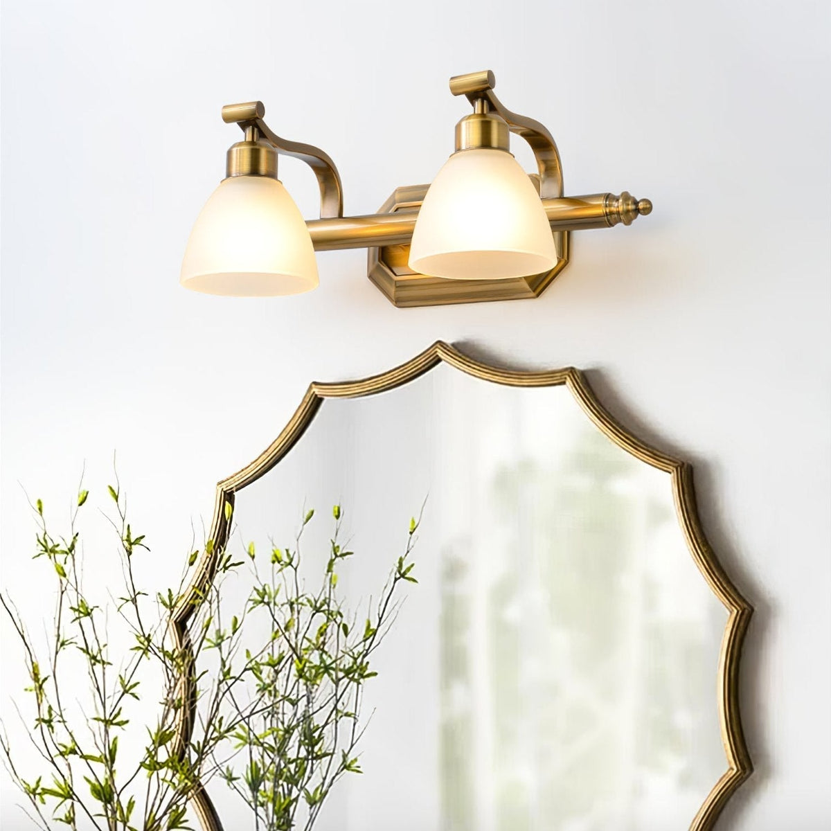 Doranlyn Glass Wall Light-Moonnatur