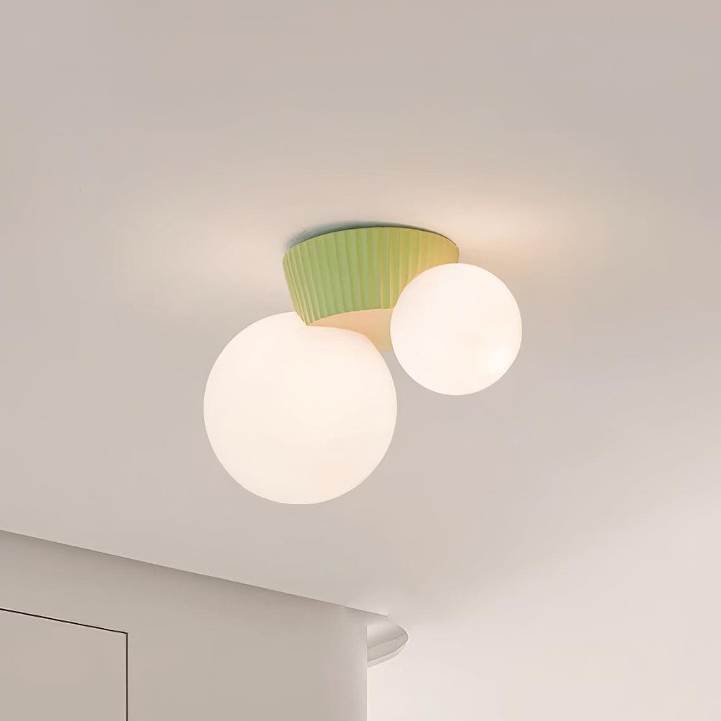 Laderhill Resin Ceiling Light-Moonnatur