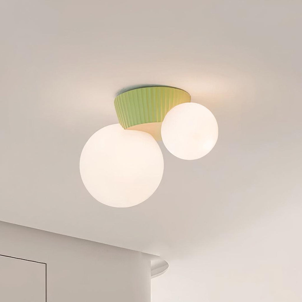 Laderhill Resin Ceiling Light-Moonnatur