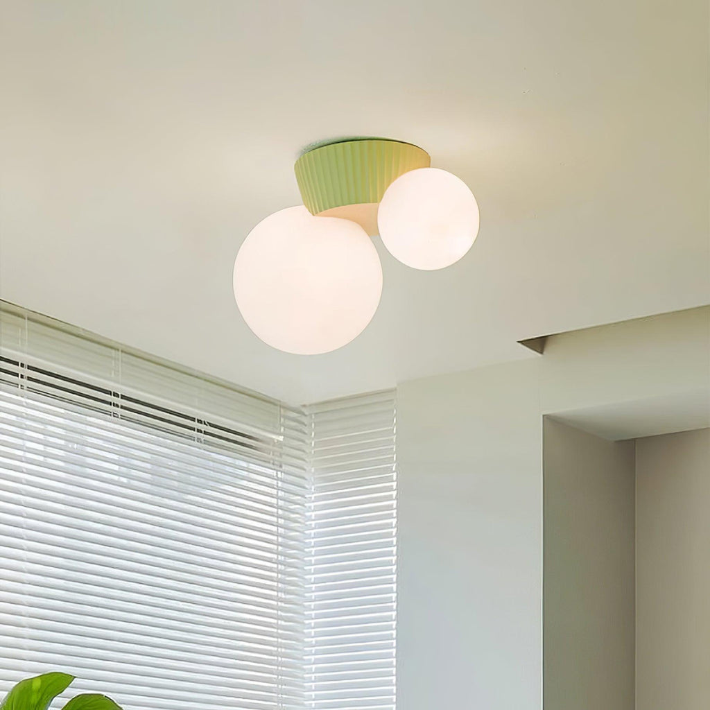 Laderhill Resin Ceiling Light-Moonnatur