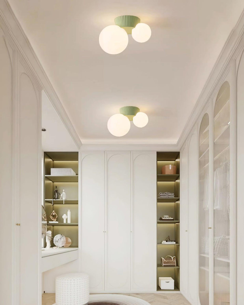 Laderhill Resin Ceiling Light-Moonnatur
