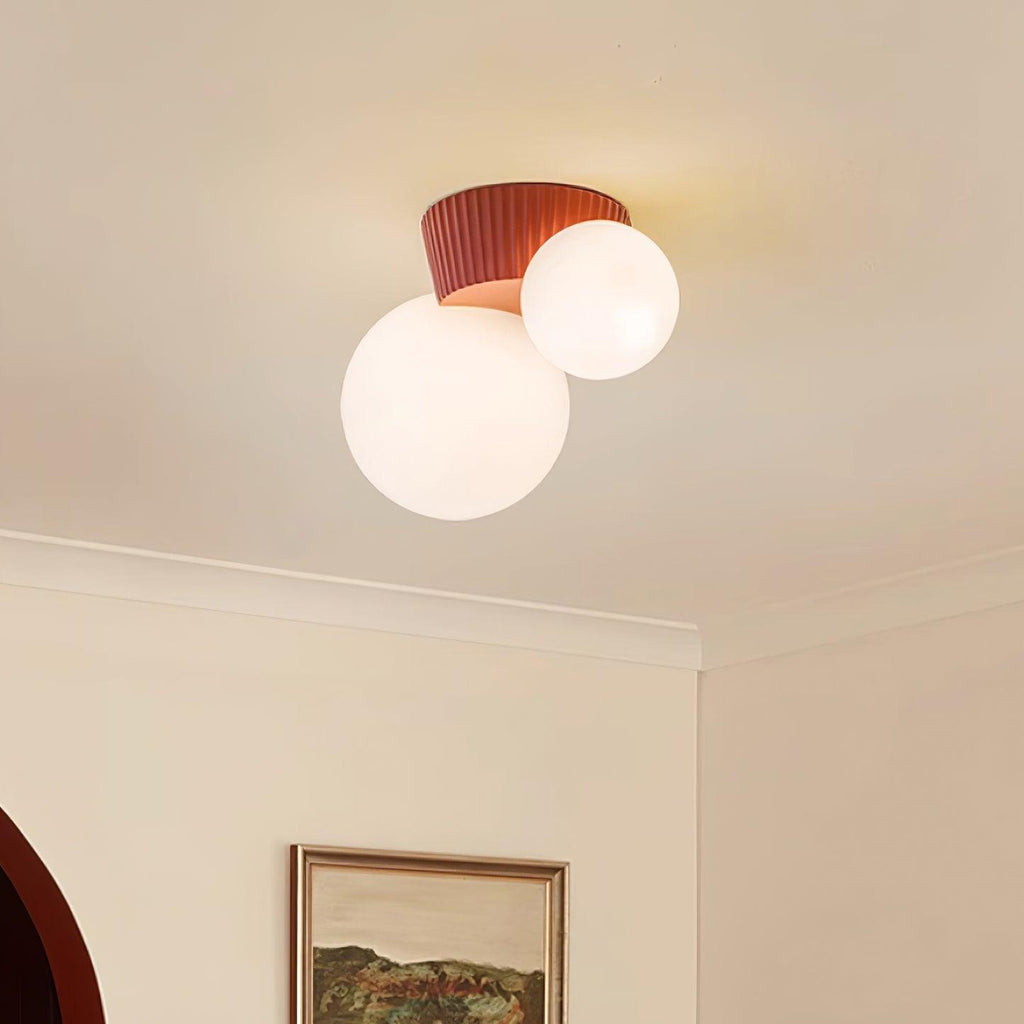 Laderhill Resin Ceiling Light-Moonnatur