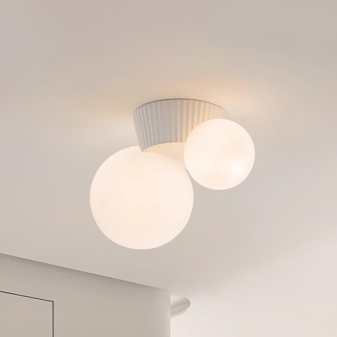 Laderhill Resin Ceiling Light-Moonnatur