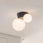 Laderhill Resin Ceiling Light-Moonnatur