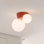 Laderhill Resin Ceiling Light-Moonnatur