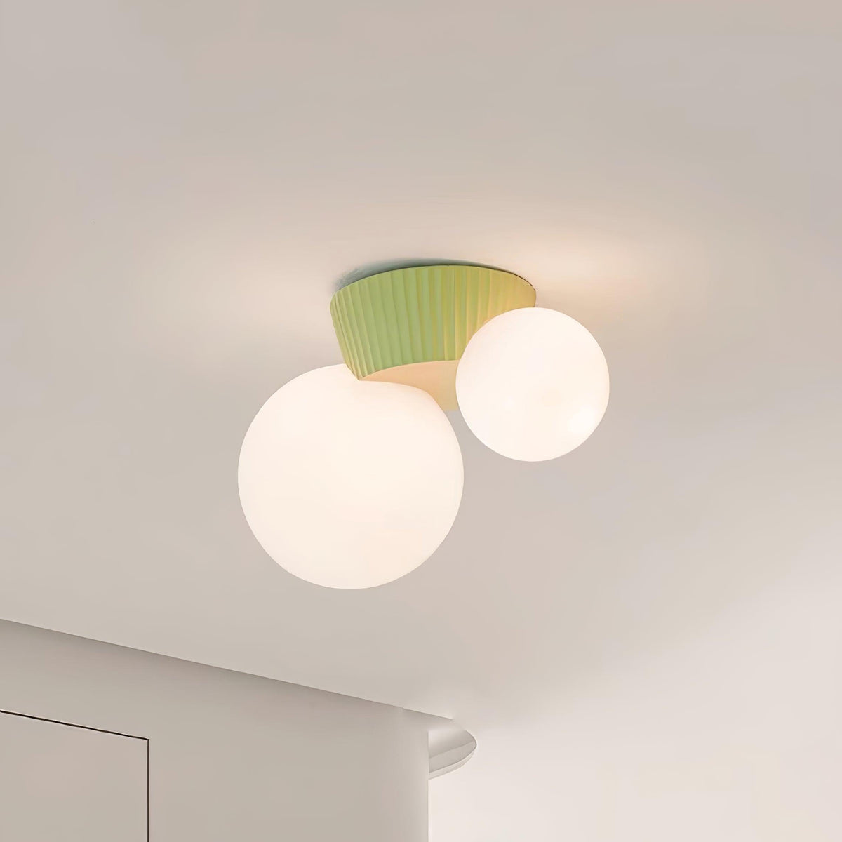 Laderhill Resin Ceiling Light-Moonnatur