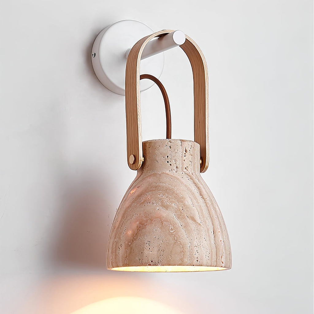 Ordelaria Travertine Wall Light-Moonnatur