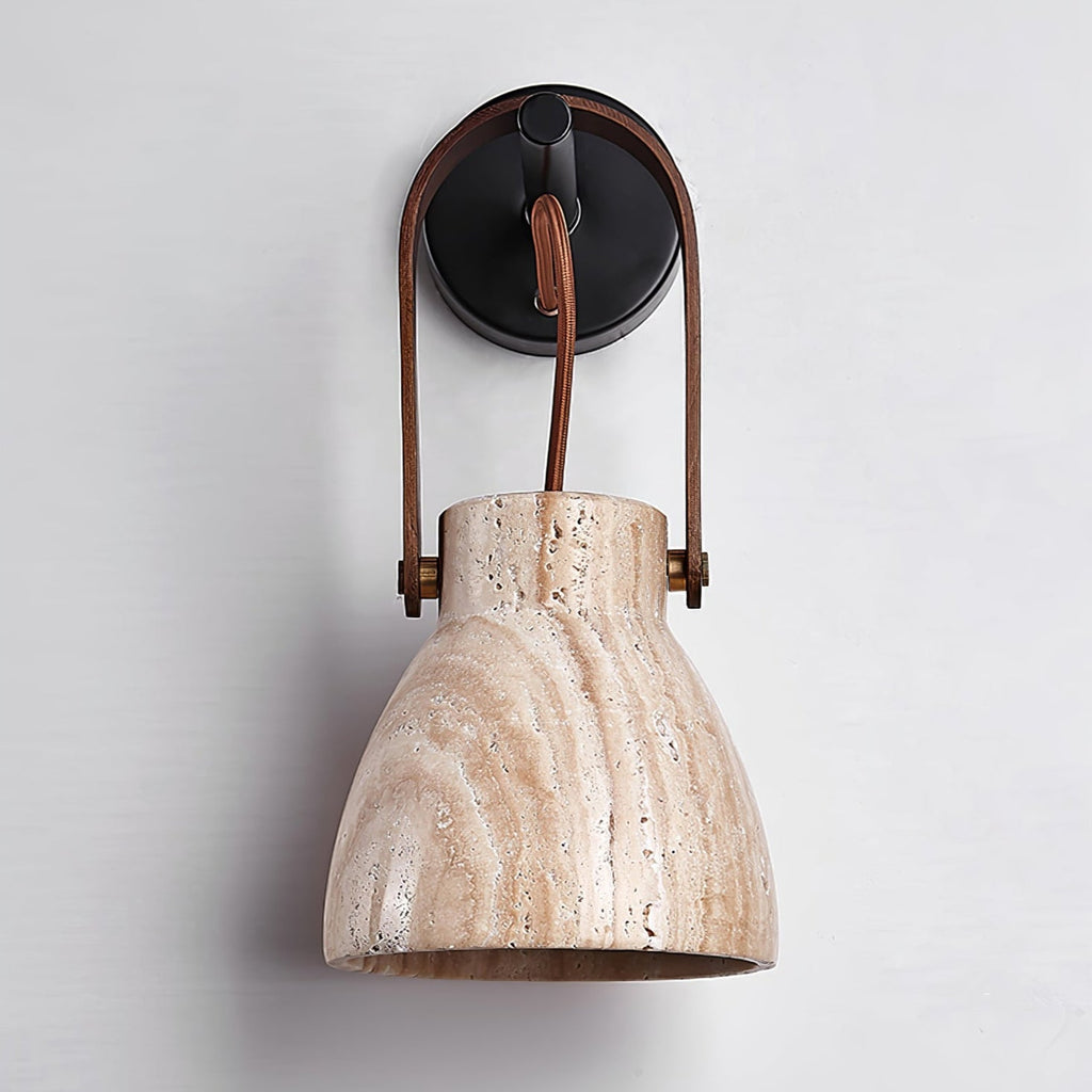 Ordelaria Travertine Wall Light-Moonnatur