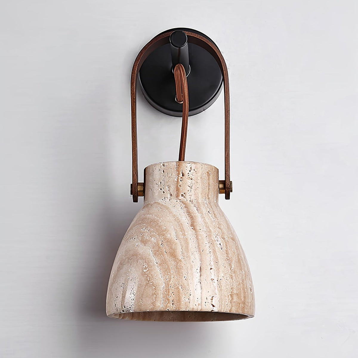 Ordelaria Travertine Wall Light-Moonnatur