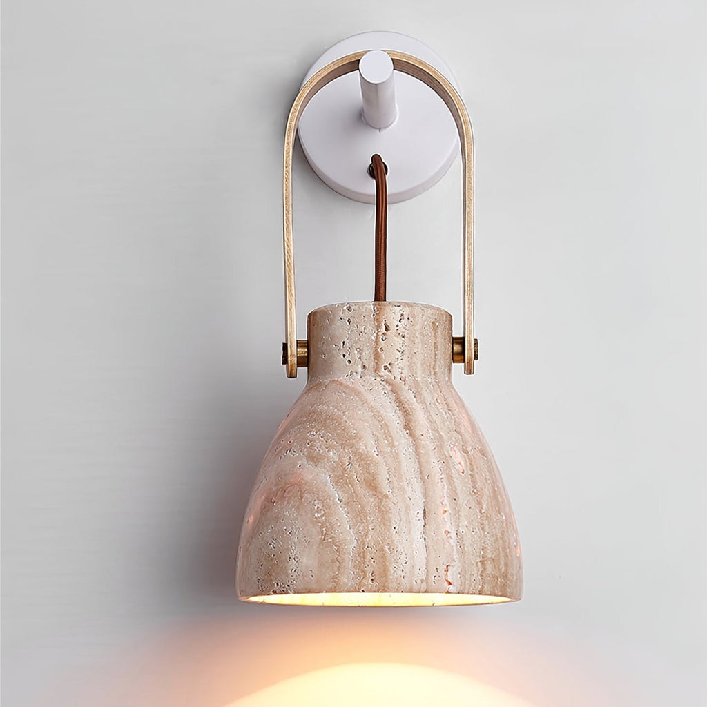 Ordelaria Travertine Wall Light-Moonnatur