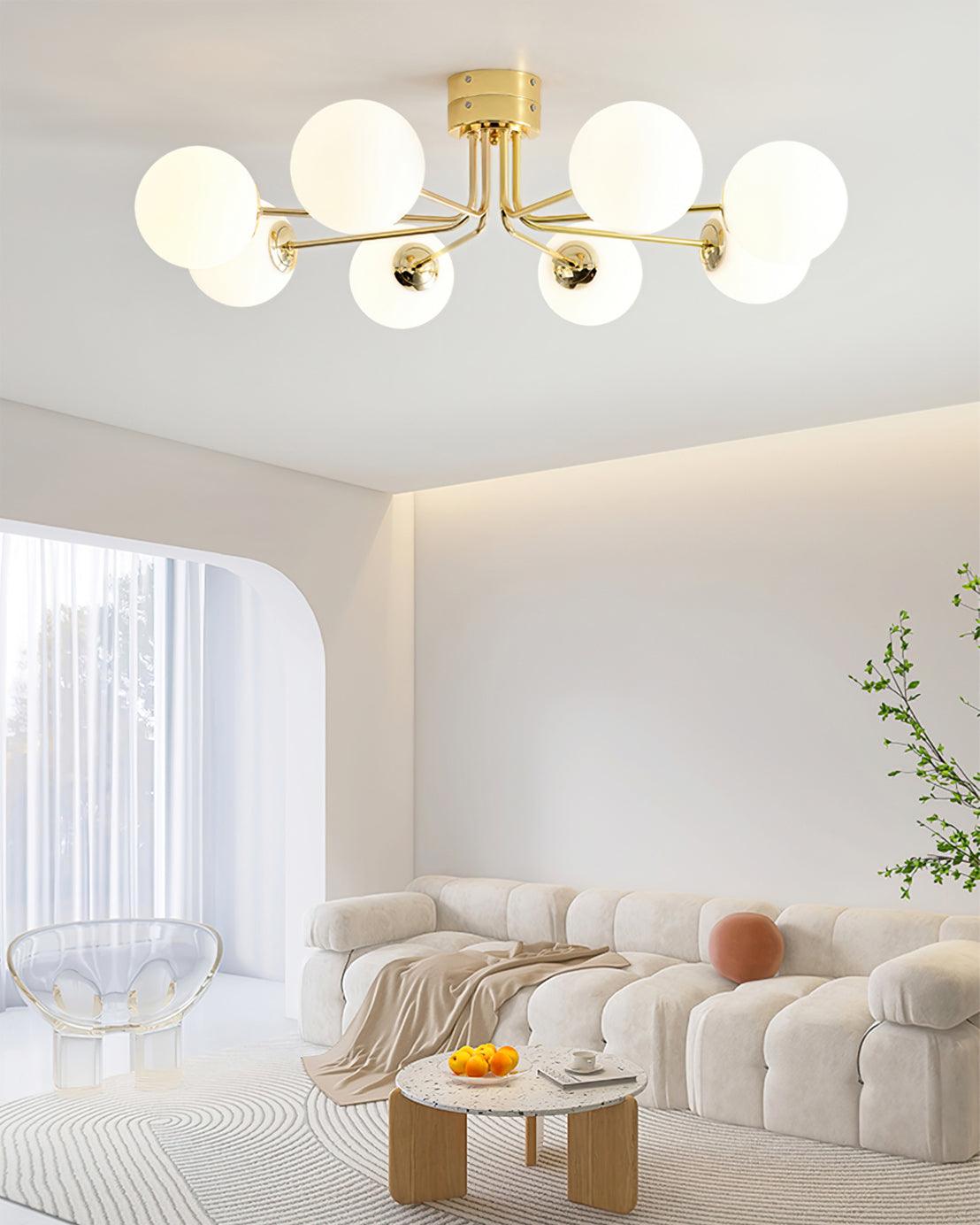 Ovellyn Glass Ceiling Light-Moonnatur