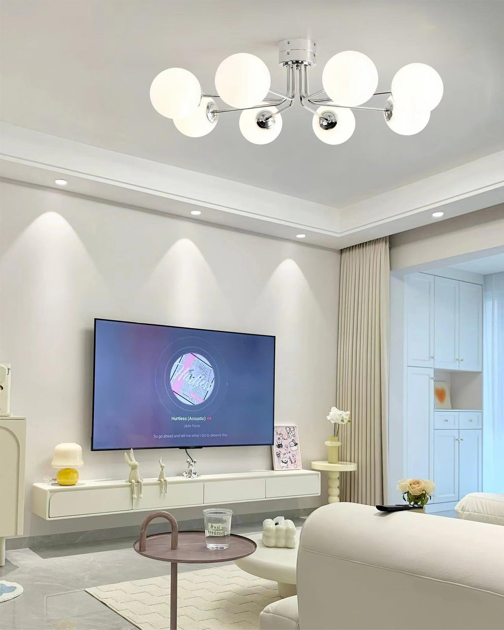 Ovellyn Glass Ceiling Light-Moonnatur