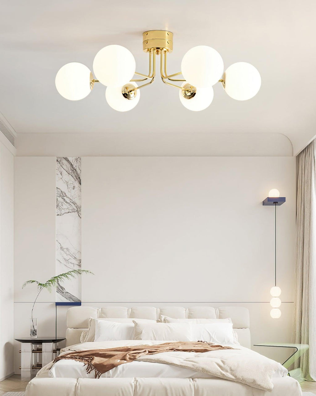 Ovellyn Glass Ceiling Light-Moonnatur