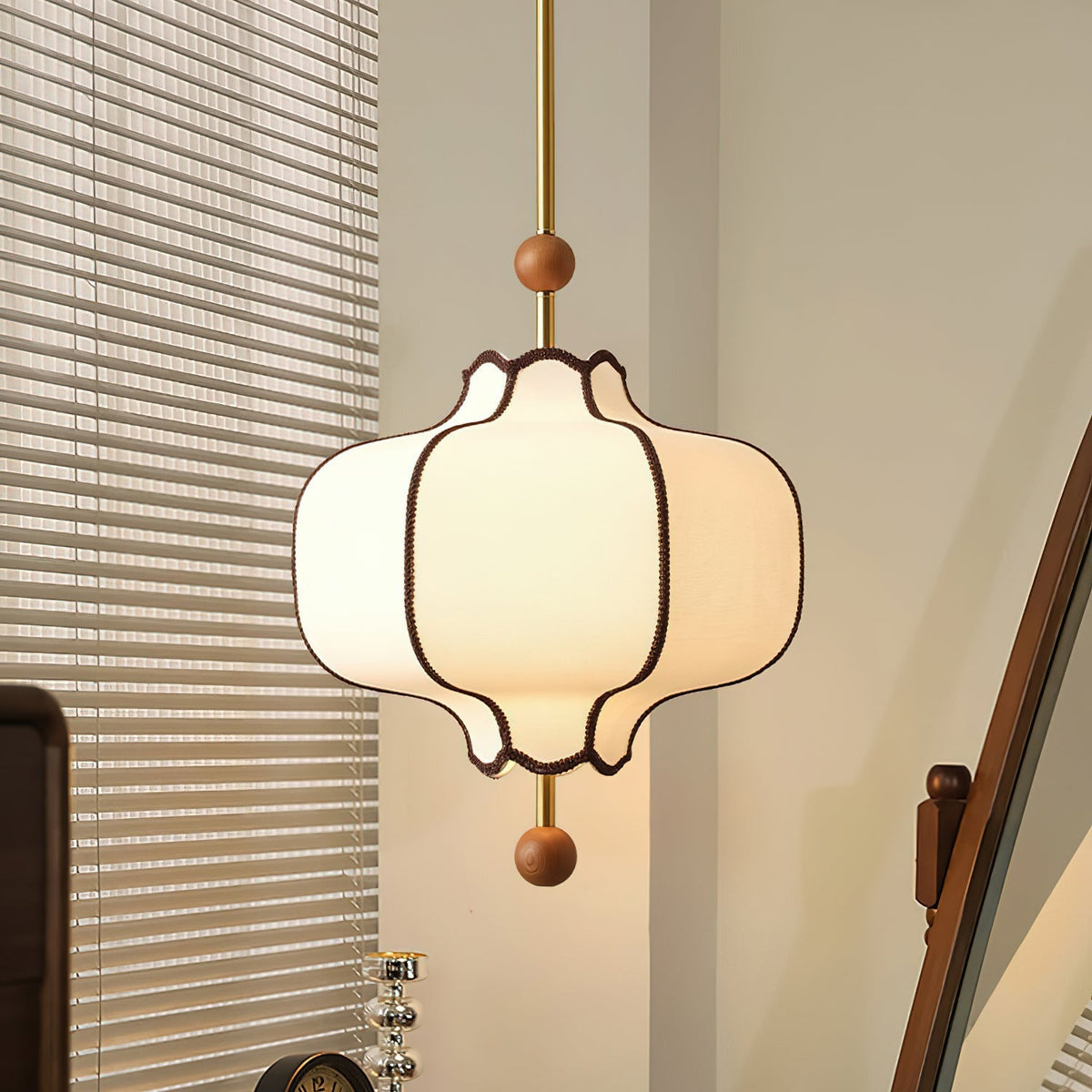 Dorrenheath Fabric Pendant Light-Moonnatur