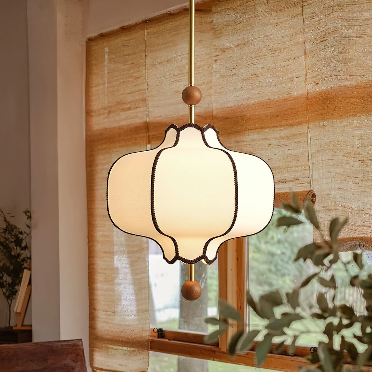 Dorrenheath Fabric Pendant Light-Moonnatur