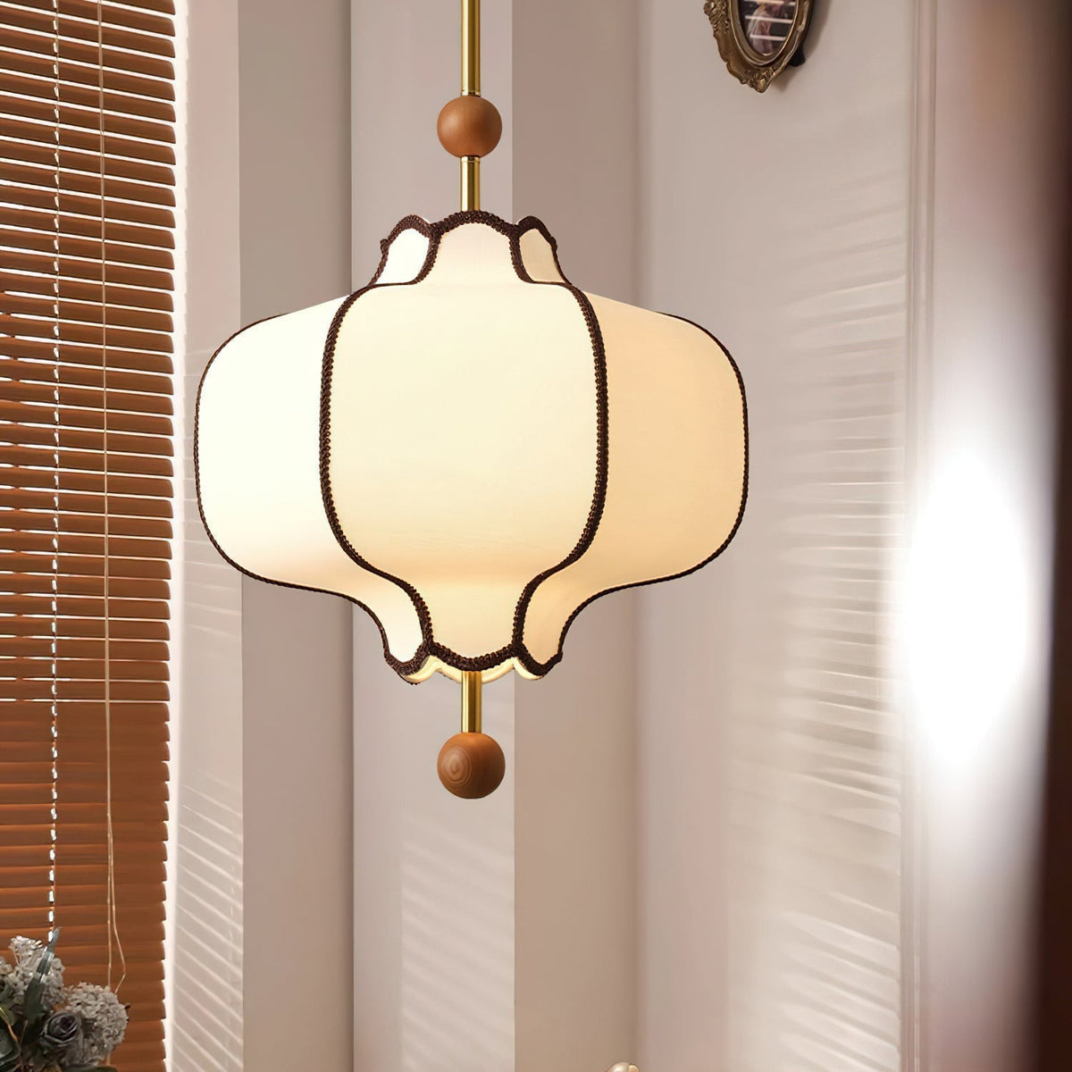 Dorrenheath Fabric Pendant Light-Moonnatur