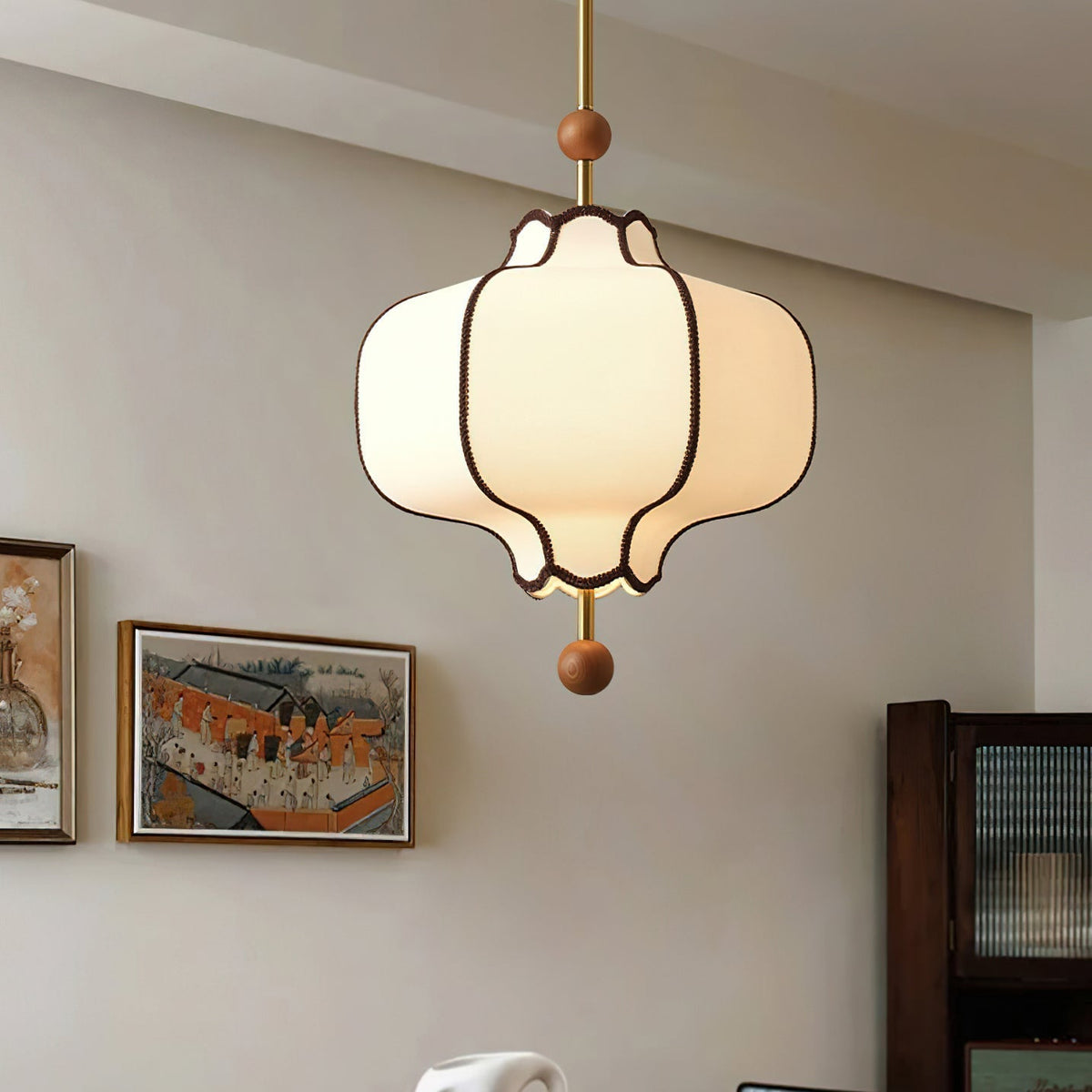 Dorrenheath Fabric Pendant Light-Moonnatur