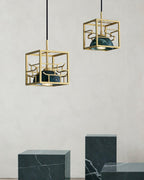 Fendeloria Marble Pendant Light-Moonnatur