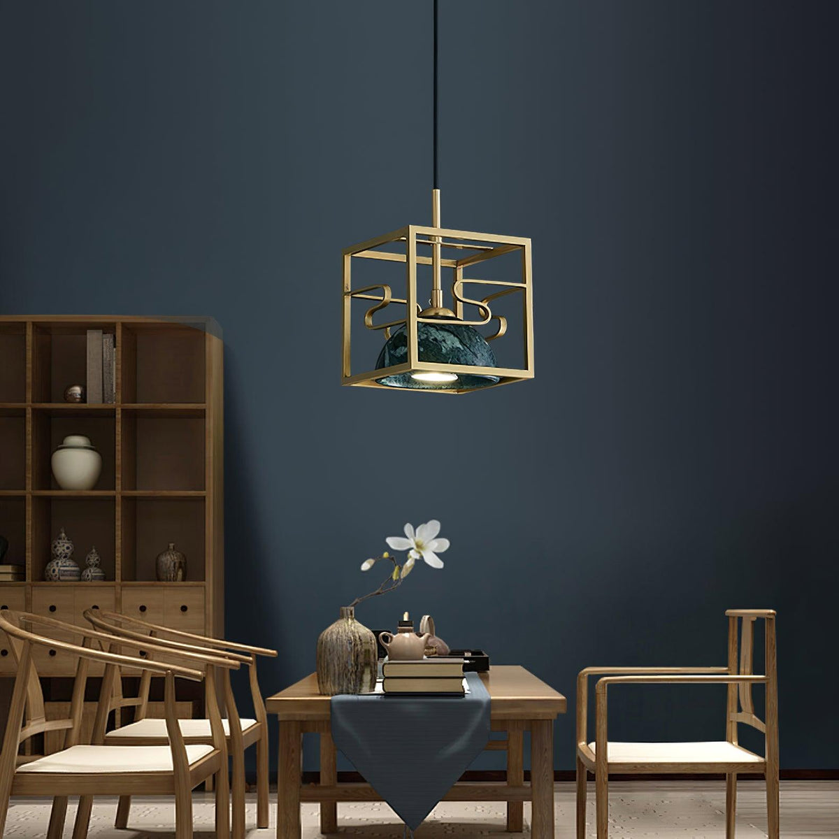 Fendeloria Marble Pendant Light-Moonnatur