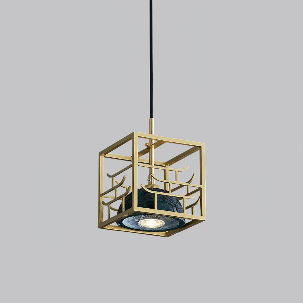 Fendeloria Marble Pendant Light-Moonnatur