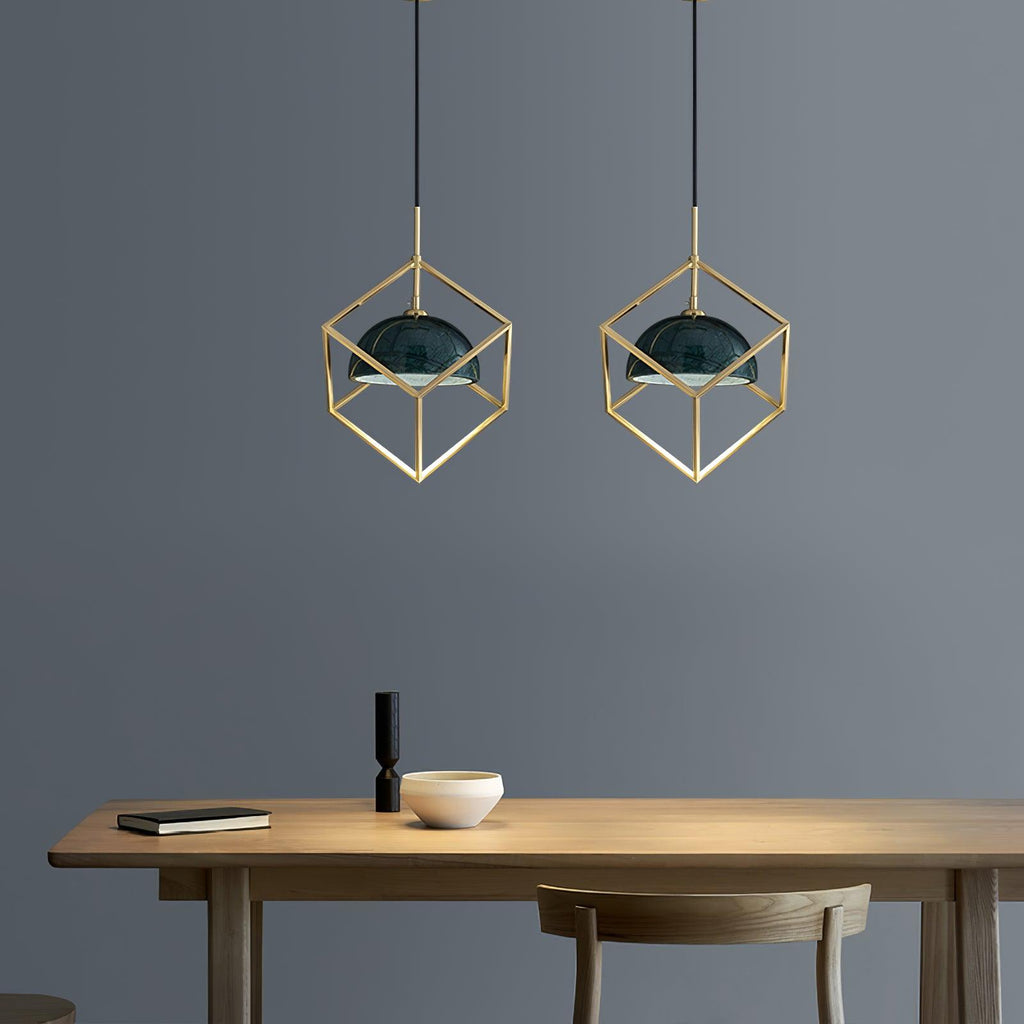 Fendeloria Marble Pendant Light-Moonnatur