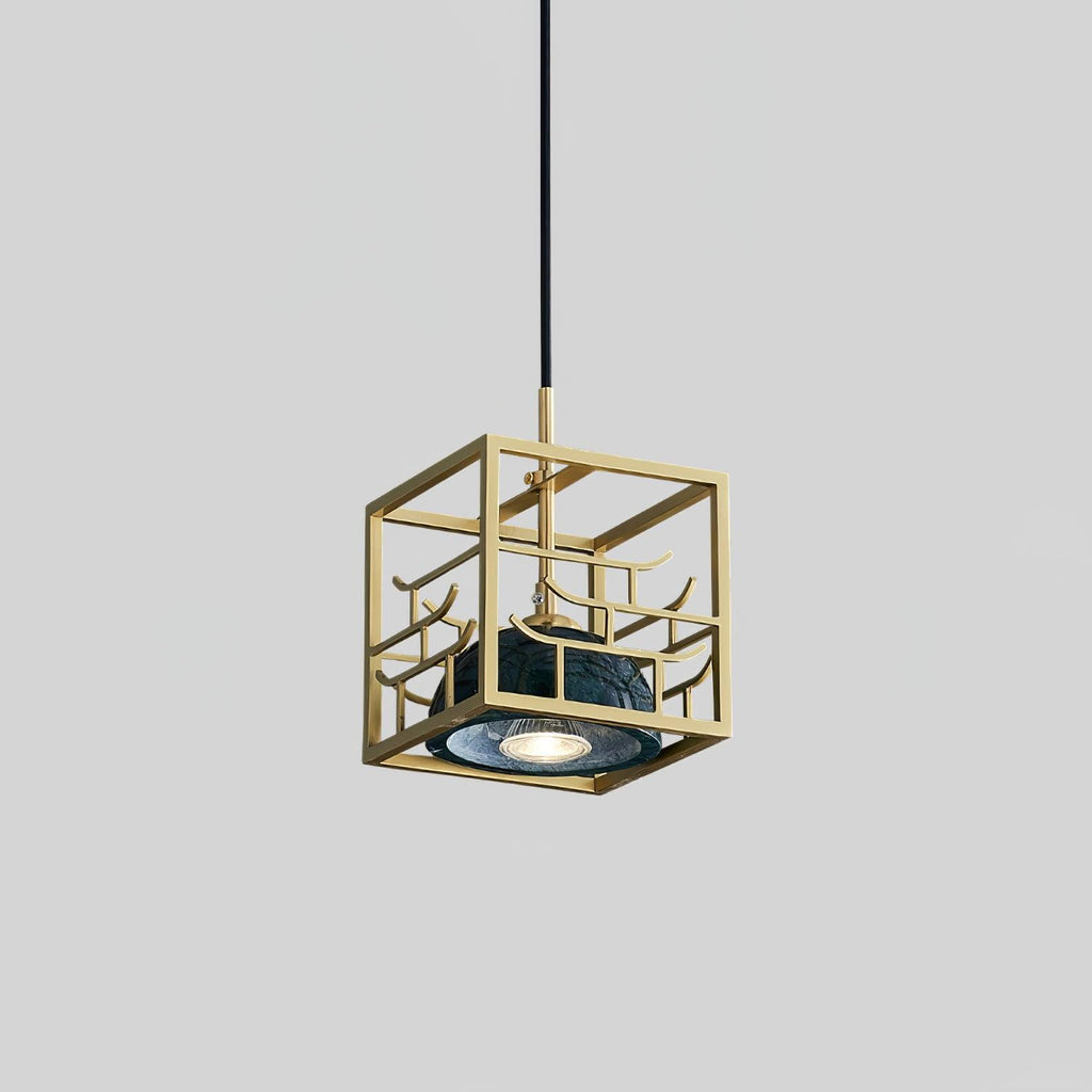 Fendeloria Marble Pendant Light-Moonnatur