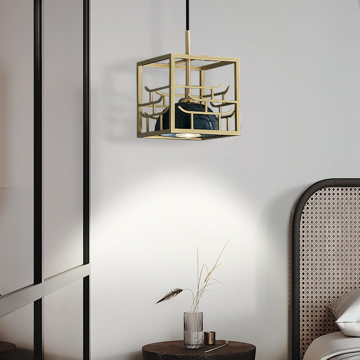 Fendeloria Marble Pendant Light-Moonnatur