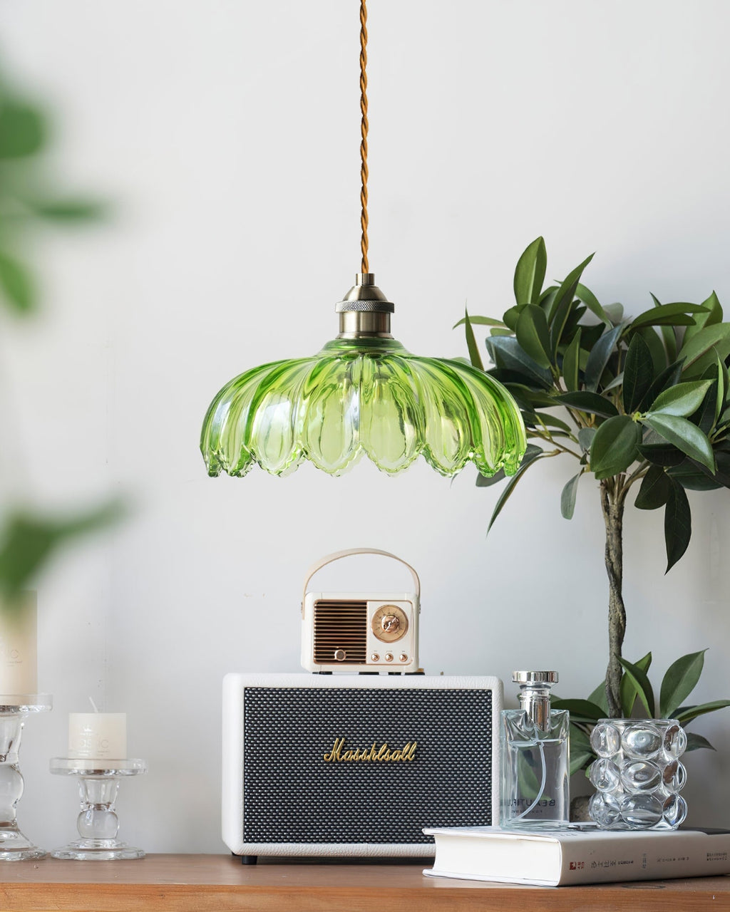 Auberhill Glass Pendant Light-Moonnatur