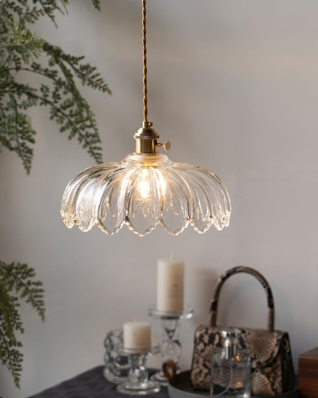 Auberhill Glass Pendant Light-Moonnatur