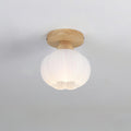 Qivara Wood Ceiling Lamp-Moonnatur