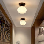 Qivara Wood Ceiling Lamp-Moonnatur