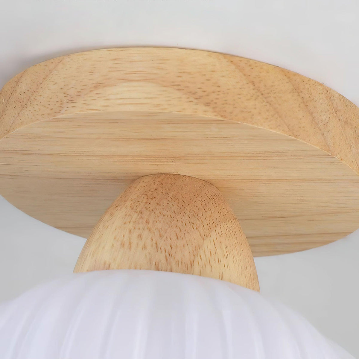 Qivara Wood Ceiling Lamp-Moonnatur