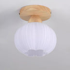 Qivara Wood Ceiling Lamp-Moonnatur