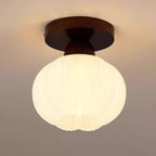 Qivara Wood Ceiling Lamp-Moonnatur
