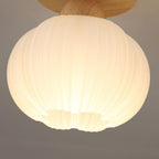 Qivara Wood Ceiling Lamp-Moonnatur
