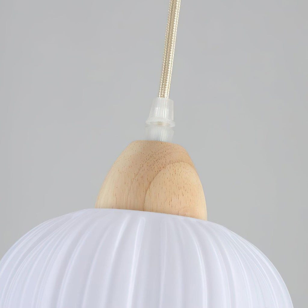 Milreneth Wood Pendant Light-Moonnatur