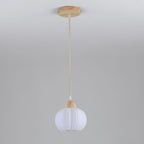 Milreneth Wood Pendant Light-Moonnatur