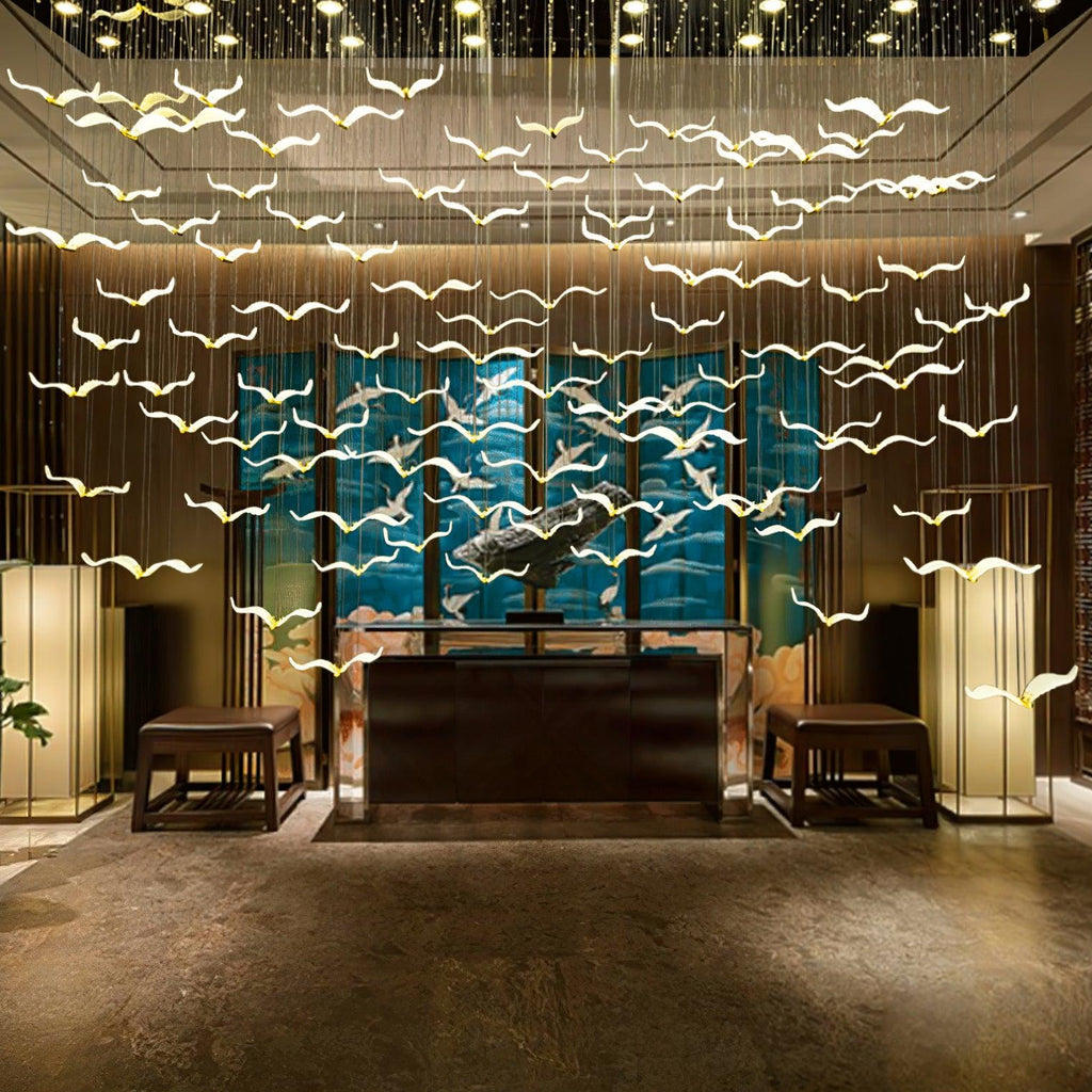 Avocelle Glass Chandelier-Moonnatur