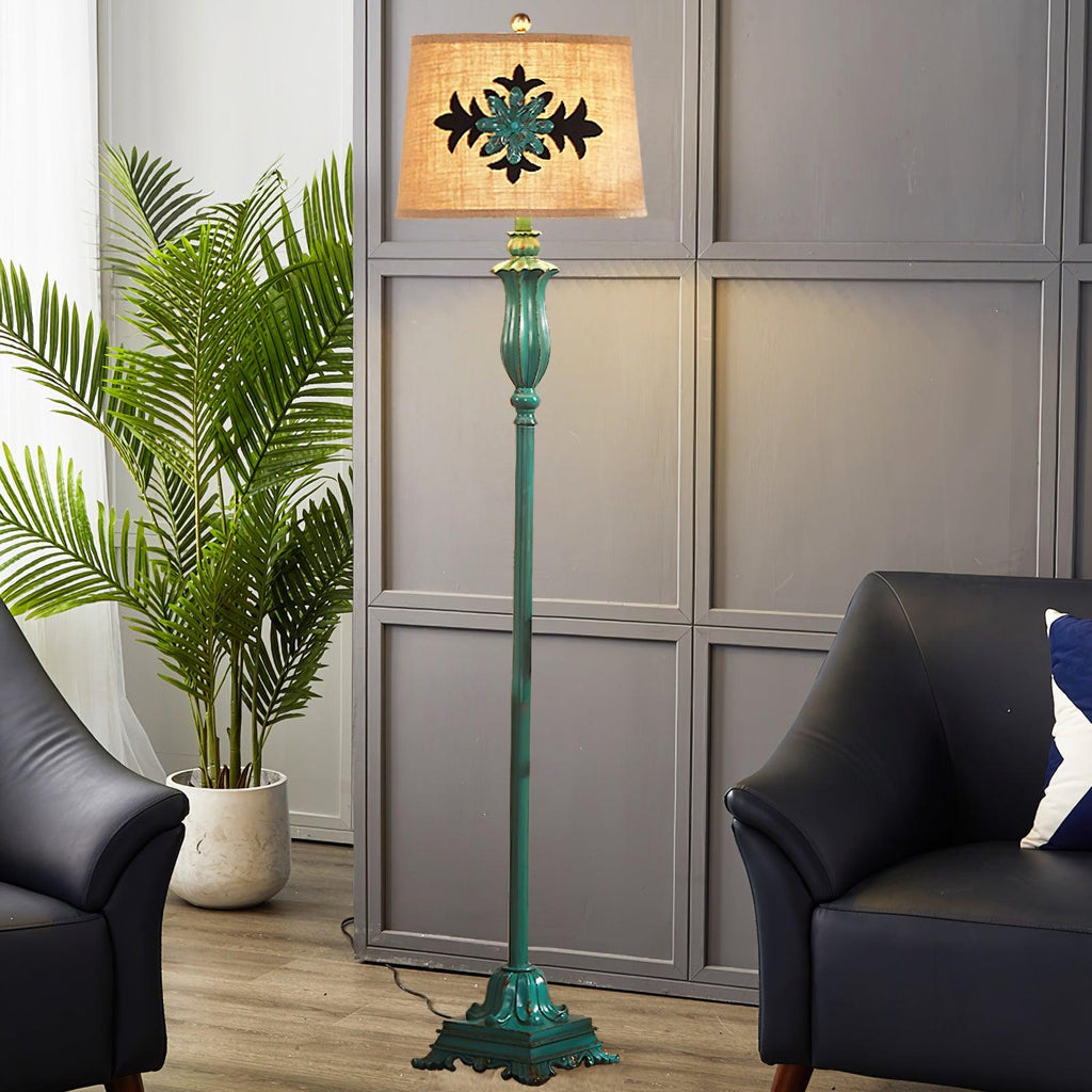 Hadrenhill Resin Floor Lamp-Moonnatur