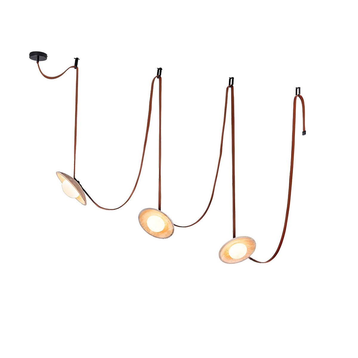 Larendale Travertine Pendant Light-Moonnatur