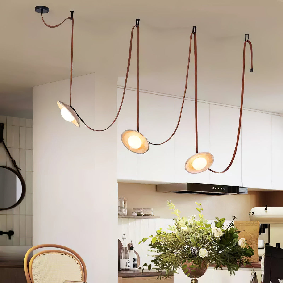 Larendale Travertine Pendant Light-Moonnatur