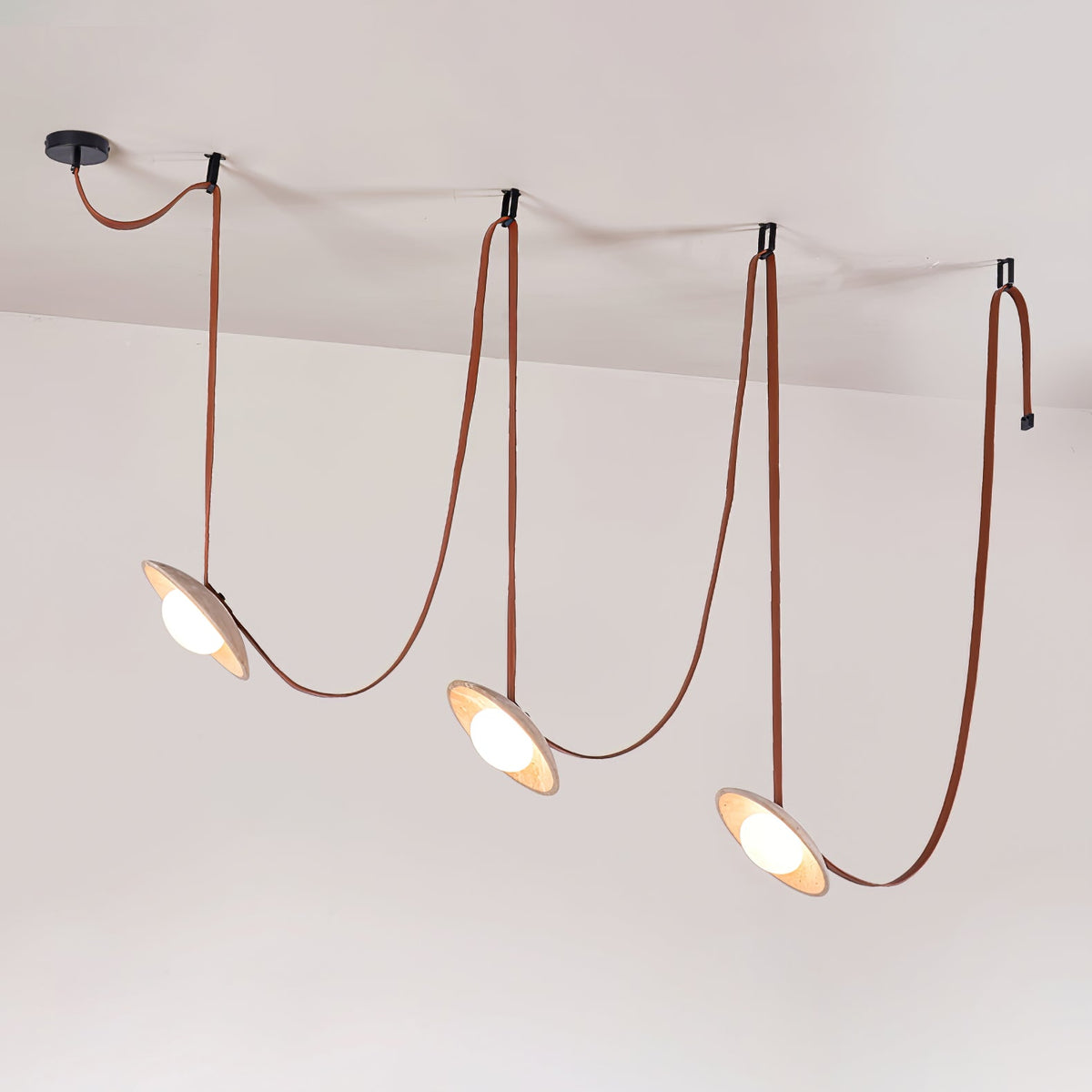 Larendale Travertine Pendant Light-Moonnatur