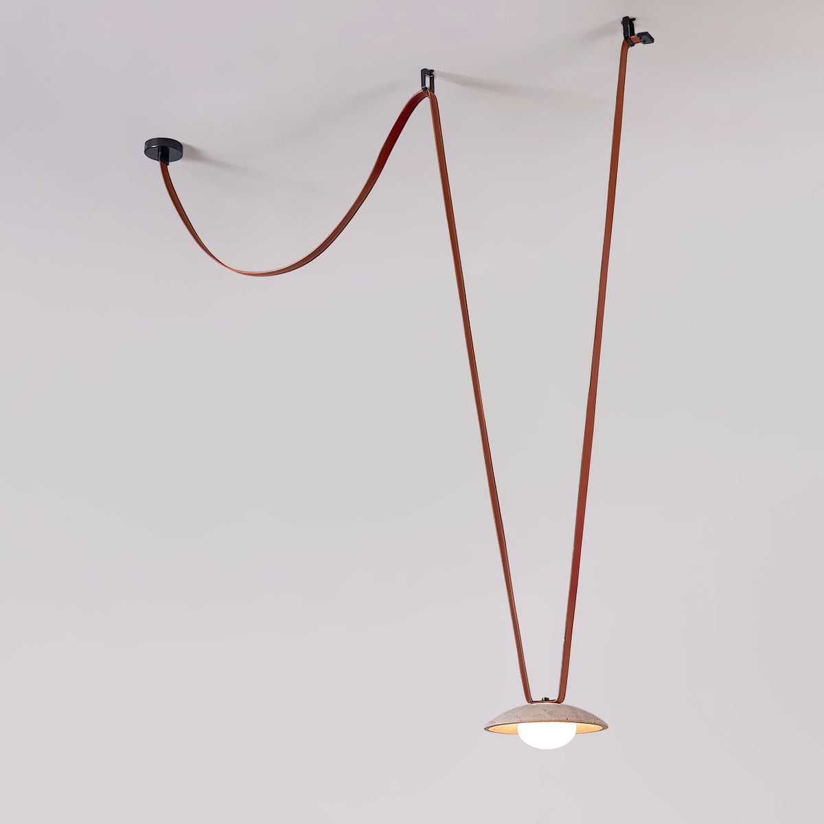 Larendale Travertine Pendant Light-Moonnatur