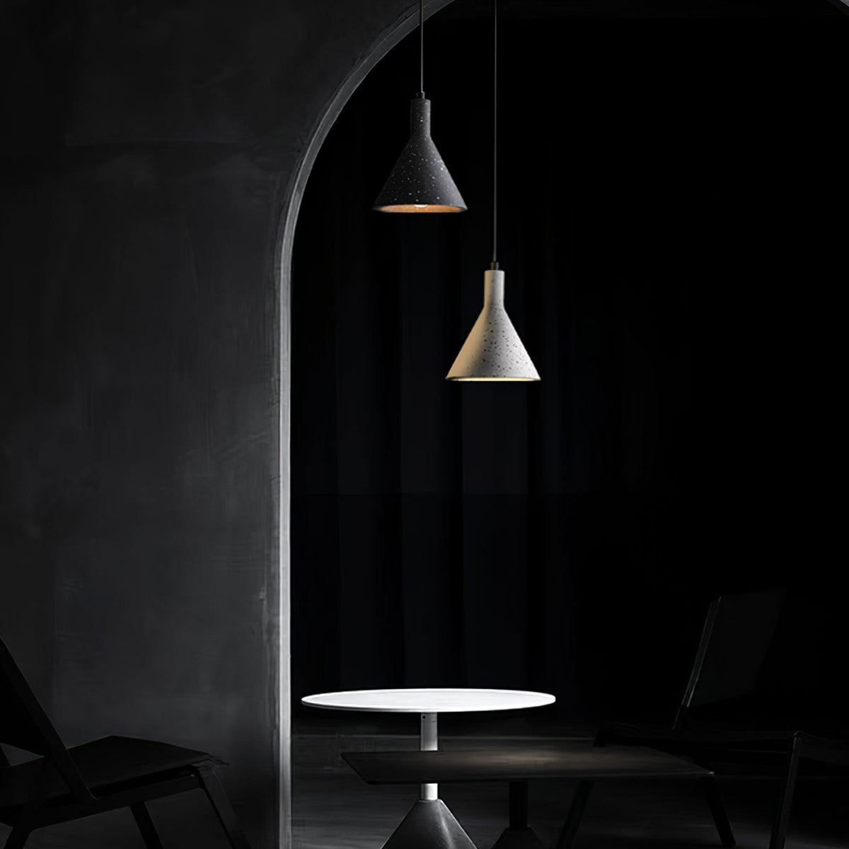 Morrelwren Cement Pendant Light-Moonnatur