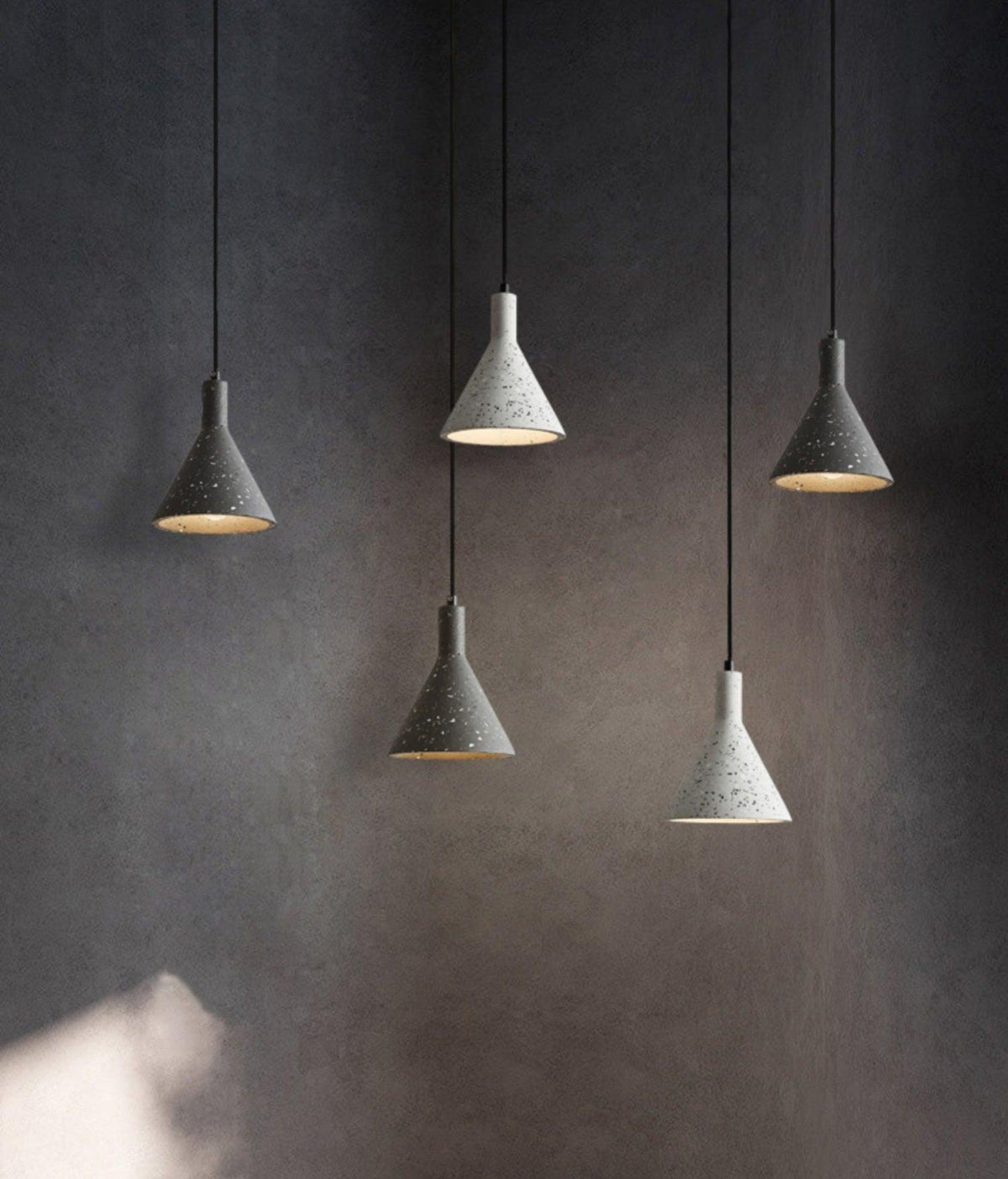 Morrelwren Cement Pendant Light-Moonnatur